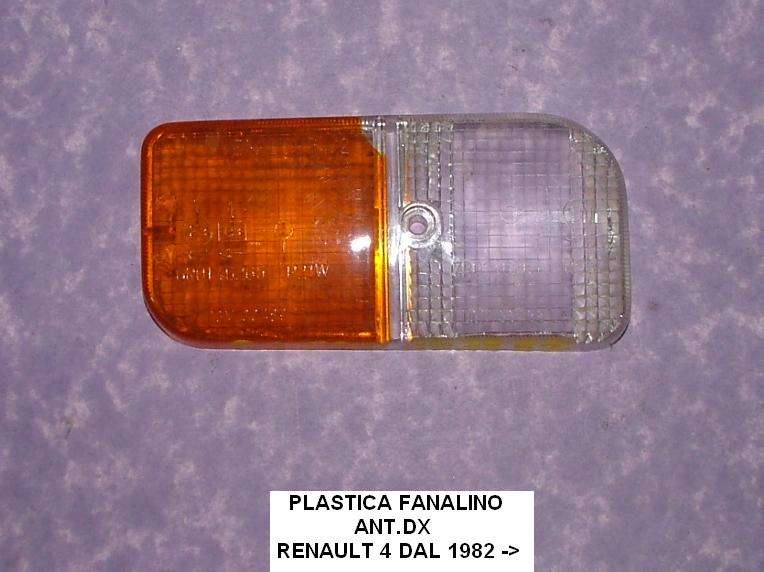 PLASTICA FANALINO RENAULT 4 82-> ANT.DX